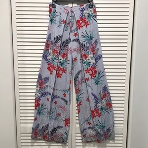 AKAIV Print Wrap-Tie Trousers